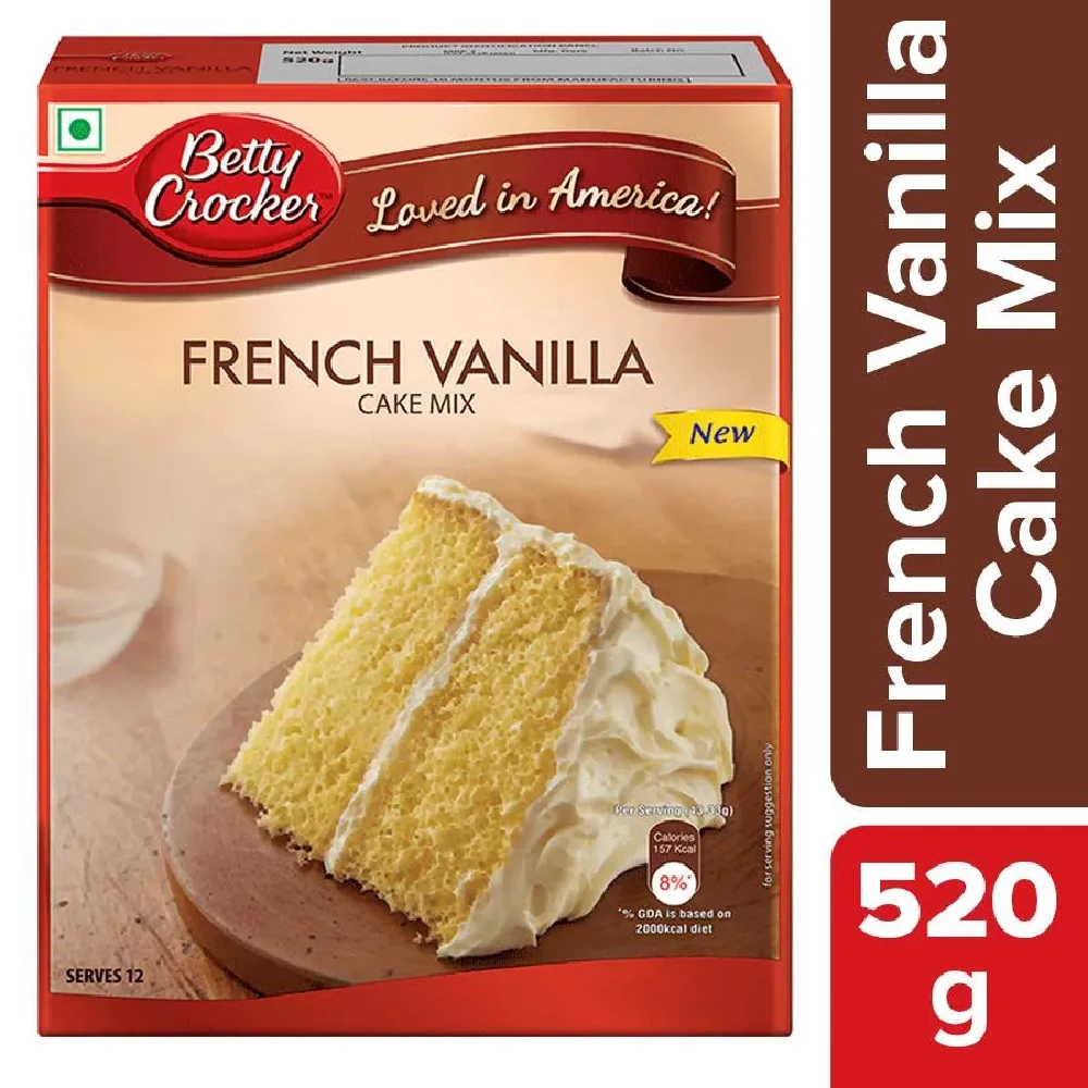 Betty Crocker French Vanilla Cake Mix, 520 g-1.webp